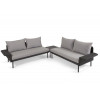 La Forma Кутовий диван для саду алюмінієвий Коричневий ZALTANA S794R10 - зображення 1