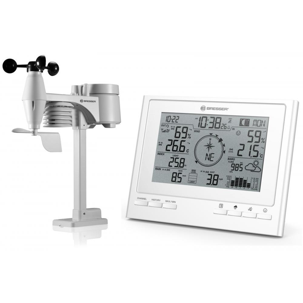 Bresser 7-in-1 Exclusive Line Weather Center Climate Scout (7003100GYE000) - зображення 1