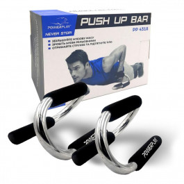 PowerPlay Push Up Bars Stell металеві /S-подібні/ (PP_4318)
