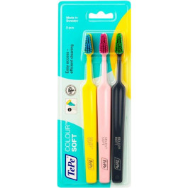 TePe Набір зубних щіток  Colour Select Soft 3 шт (322283) (7317400028347)