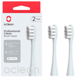 Oclean Brush Head Professional clean 2-pack Silver (6970810554038)