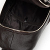 Keizer Темно-коричнева чоловіча сумка-слінг із натуральної шкіри на дві блискавки  (22098) - зображення 5
