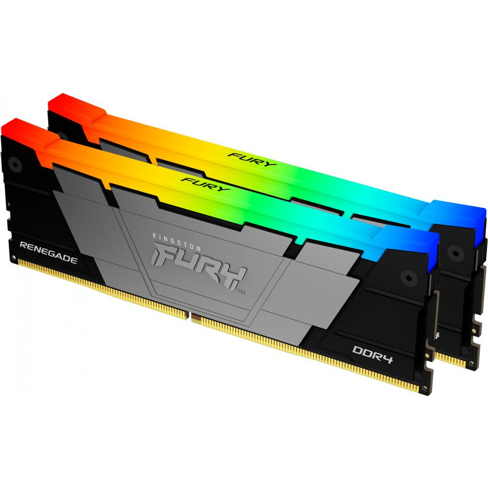 Kingston FURY 32 GB (2x16GB) DDR4 3600 MHz Renegade RGB (KF436C16RB12AK2/32) - зображення 1