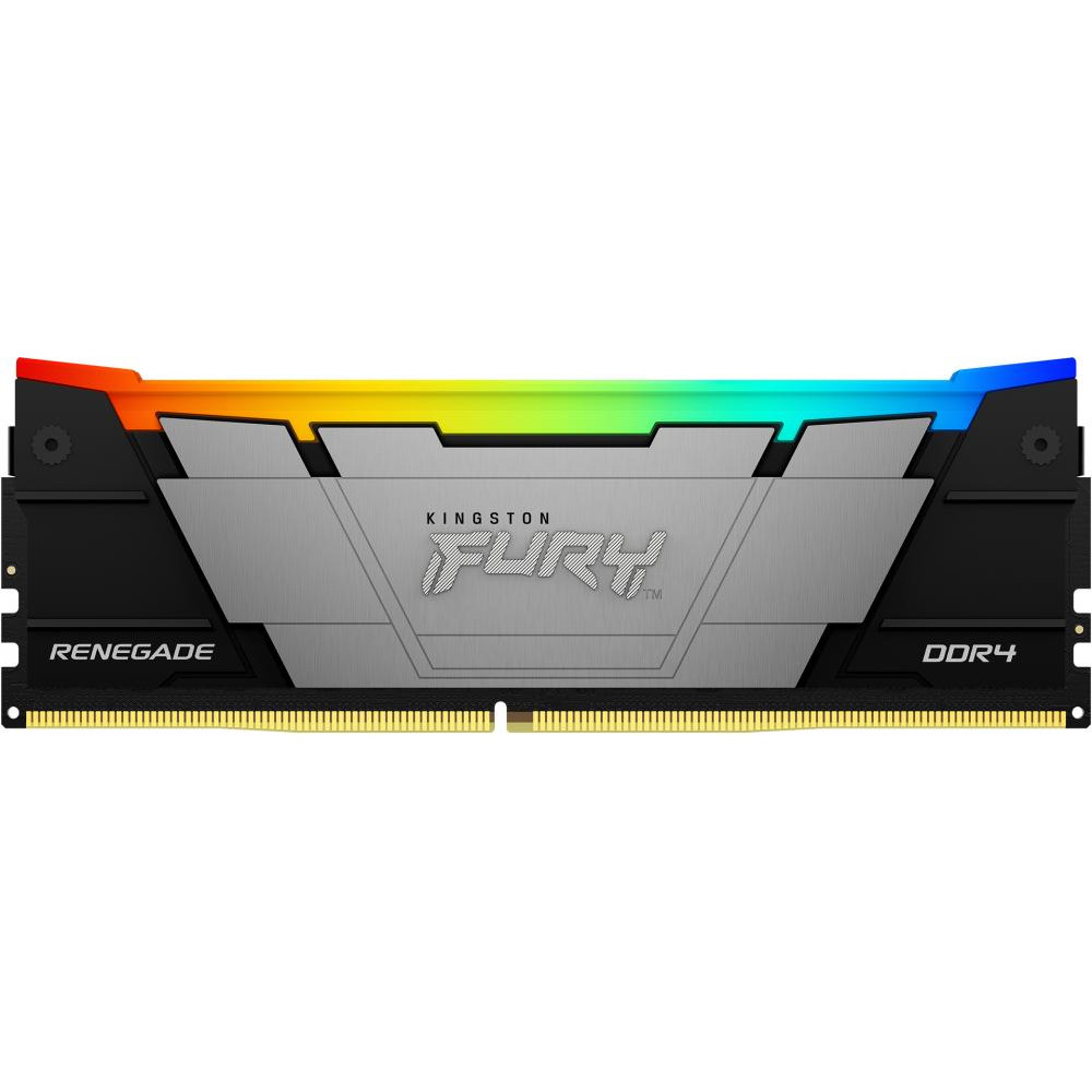 Kingston FURY 8 GB DDR4 3600 MHz Renegade RGB Black (KF436C16RB2A/8) - зображення 1