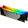 Kingston FURY 16 GB (2x8GB) DDR4 3600 MHz Renegade RGB Black (KF436C16RB2AK2/16) - зображення 1