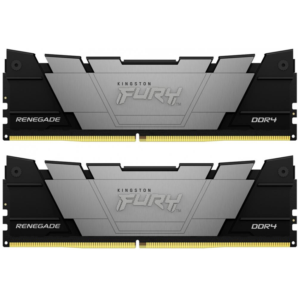 Kingston FURY 16 GB (2x8GB) DDR4 3200 MHz Renegade Black (KF432C16RB2K2/16) - зображення 1