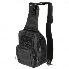   MFH Сумка через плече  Shoulder Bag Molle 7 л - Black (30700A)