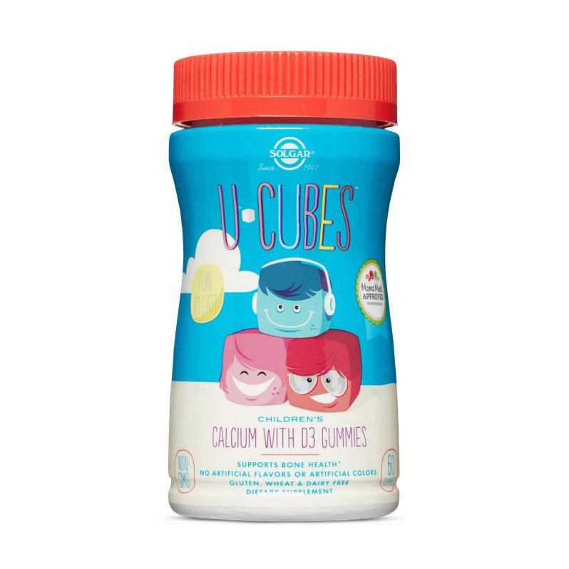 Solgar Solgar U-Cubes Children's Calcium With D3 60 Gummies - зображення 1