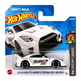   Hot Wheels Liberty Walk LB-Silhouette Works GT Nissan 35GT-RR Ver.2 Dream Garage 1:64 HCX49 White