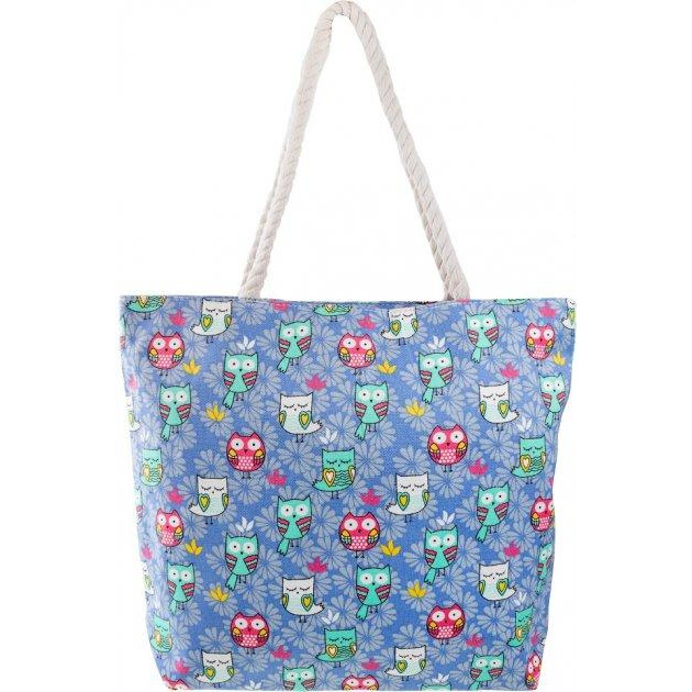 Valiria Fashion Женская пляжная сумка  голубая (3DETAL1812-2) - зображення 1