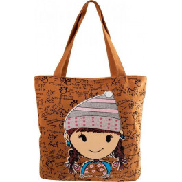 Valiria Fashion Женская сумка шоппер  коричневая (3DETAL1815-3)