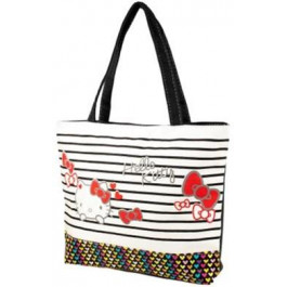 Valiria Fashion Женская сумка шоппер  черно-белая (3DETAL1819-3)
