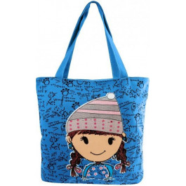 Valiria Fashion Женская сумка шоппер  синяя (3DETAL1815-2)