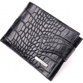   Karya Чоловічий гаманець із затискачем для купюр з натуральної фактурної шкіри під крокодила  (2421043)