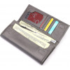 Karya Сірий місткий жіночий гаманець з натуральної шкіри  (2421020) - зображення 4