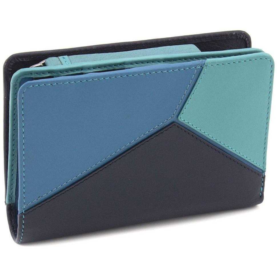 Visconti Синій шкіряний жіночий гаманець  BRC97 BLUE - зображення 1