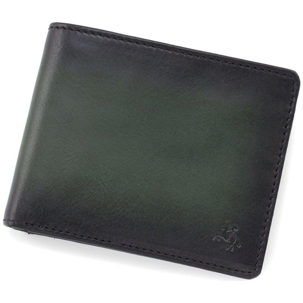 Visconti Зелений чоловічий портмоне з телячої шкіри  AT60 GREEN Arthur c RFID - зображення 1