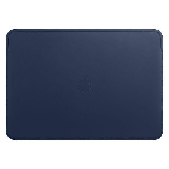 Apple Leather Sleeve for 16" MacBook Pro - Midnight Blue (MWVC2) - зображення 1