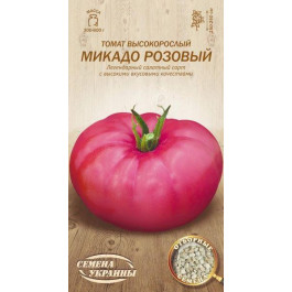 ТМ "Семена Украины" Насіння  томат високорослий Мікадо рожевий 636400 0,1г