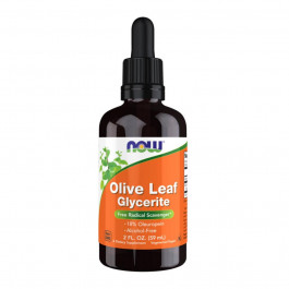 Now Olive Leaf Glycerite 18% Liquid - 59ml (2oz)