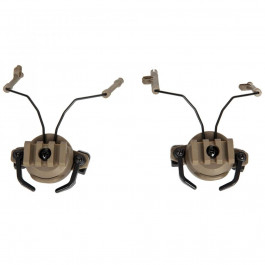 Specna Arms Кріплення для навушників  на шоломи типу FAST / Ops-Core - Tan (SPE-31-036213)