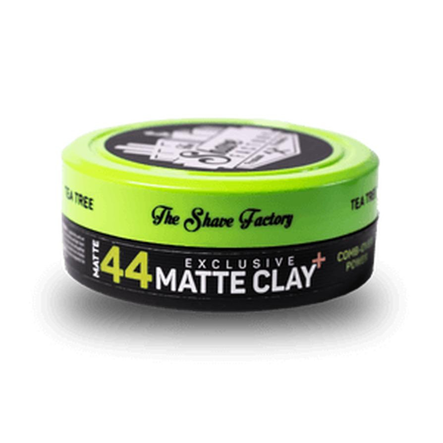 The Shave Factory Матова глина для стайлінгу  Exclusive Matte Clay Tea Tree №44, 150 мл - зображення 1