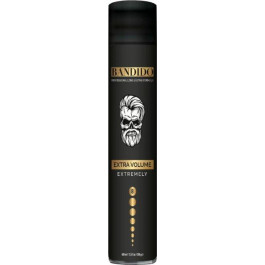 Bandido Лак для волосся  Extra Volume Extremely Black №8 Екстрасильної фіксації 400 мл (8681863081850)