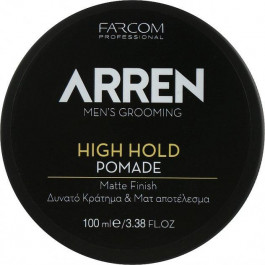 Farcom Arren Чоловіча помада для укладання волосся  Men’s Grooming High Hold Pomade сильної фіксації 100 мл (5202