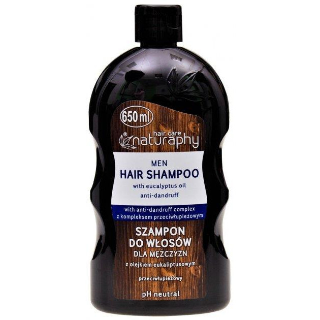 Naturaphy Шампунь для чоловіків  з олією евкаліпту від лупи для всіх типів волосся 650 мл (5908311419120) - зображення 1