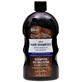 Naturaphy Шампунь для чоловіків  з олією евкаліпту від лупи для всіх типів волосся 650 мл (5908311419120)