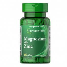   Puritan's Pride Magnesium with Zinc 100 таб