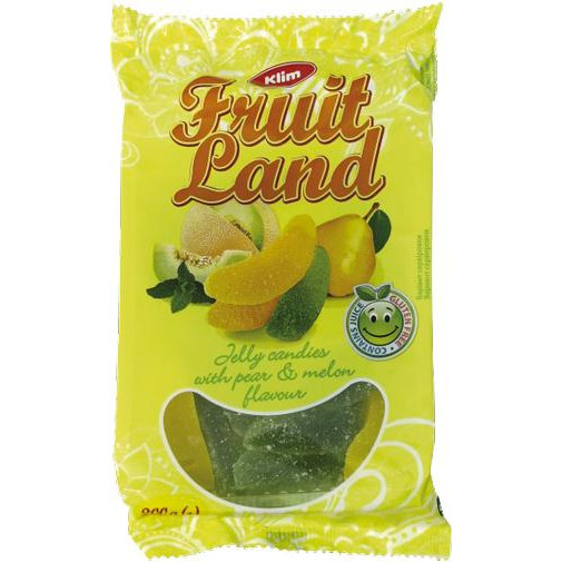 Klim Мармелад  Fruit Land груша-диня желейний, 200 г (4820218091876) - зображення 1