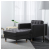 IKEA LANDSKRONA кресло, drewno, Grann/Bomstad czarny (590.317.78) - зображення 2