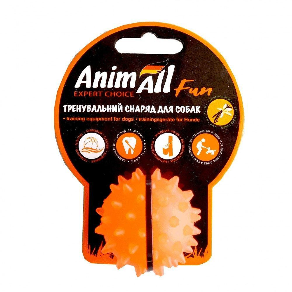 AnimAll 127747 Игрушка  Fun мяч каштан для собак, оранжевая - зображення 1