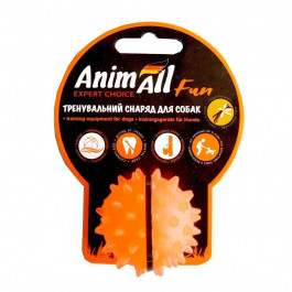AnimAll 127747 Игрушка  Fun мяч каштан для собак, оранжевая