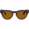 Ray-Ban Смарт-окуляри Meta Headliner Matte Rebel Black Frame/Brown Lenses (RW4009 675483 50-23) - зображення 1