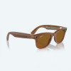 Ray-Ban Смарт-окуляри Meta Wayfarer Shiny Caramel Frame Brown Lenses (RW4006 670683 50-22) - зображення 5