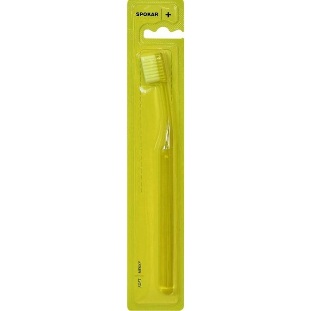 Spokar Зубна щітка  Plus М&#39;яка Жовта (8593534341807_желтая) - зображення 1