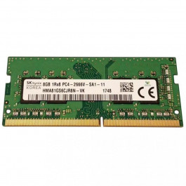 SK hynix 8 GB SO-DIMM DDR4 2666 MHz (HMA81GS6CJR8N-VK)