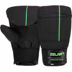 Zelart Снарядные перчатки VL-3086, размер XL, черный/салатовый - зображення 1