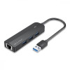 Vention Hub USB 3.0 to 3хUSB 3.0/RJ45 Black (CHNBB) - зображення 1