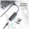 Vention Hub USB 3.0 to 3хUSB 3.0/RJ45 Black (CHNBB) - зображення 4