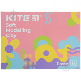Kite Fantasy Pastel восковий 12 кольорів, 240 г (K22-1086-2P)