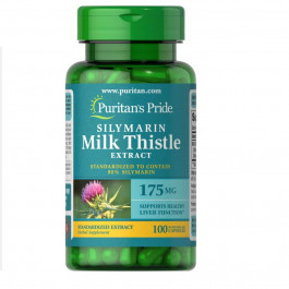 Puritan's Pride Silymarin Milk Thistle Extract 175 mg, 100 капсул