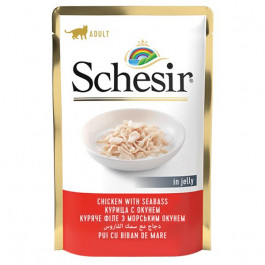 Schesir Chicken Seabass в желе 85 г (171061)