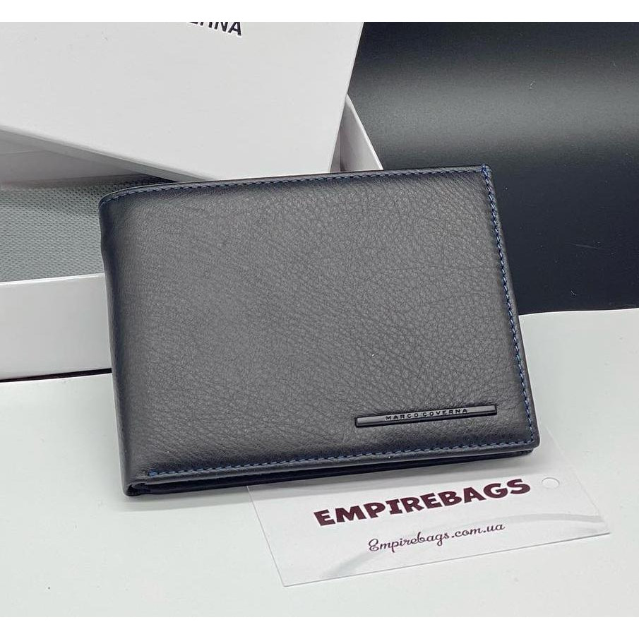 Marco Coverna Стильний чорний гаманець з затиском для грошей  mc-1008 - зображення 1