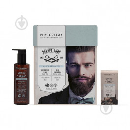 Phytorelax Laboratories Подарунковий набір для чоловіків  Man`s Grooming Засіб для очищення бороди та обличчя 2в1, 250 мл + 