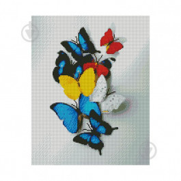 STRATEG Алмазная мозаика  «Яркие бабочки», 40х50 см FA40639