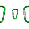 Tramp Набір карабінів алюмінієвих сувенірних (10 шт)  7 cm green (UTRA-302-green) - зображення 2