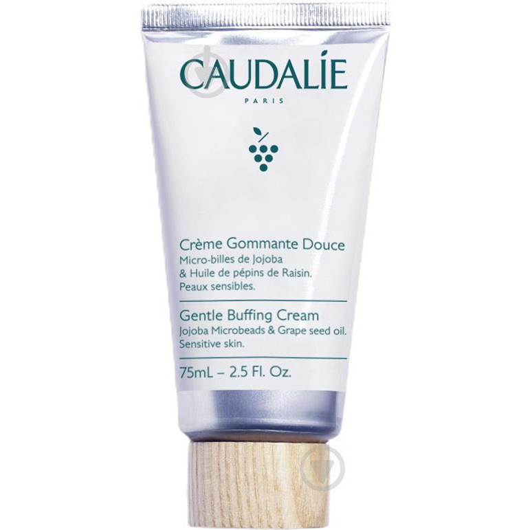 Caudalie Нежный очищающий крем-скраб  Cleansing & Toning Gentle Buffing Cream для лица 75 мл (3522930003038) - зображення 1